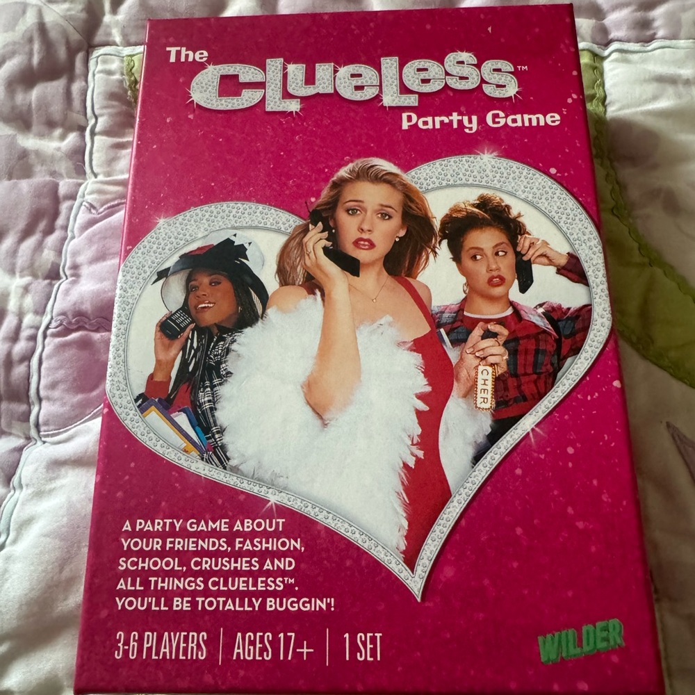 Clueless Party Game - Red